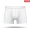 Male white underpants brief. Vector Illustration