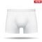 Male white underpants brief. Vector Illustration