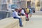 Malecon promenade and People in Havana, Cuba, Caribbean