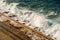 Malecon waves in Havana, Cuba