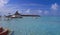 Maledives: The beach of Ihuru island in the Ari Atoll and Indian Ocean