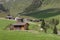 The Malga Fane hut in Valles, near Rio di Pusteria, South Tyrol