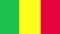 Mali flag vector. Illustration of Mali flag