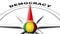 Mali Globe Sphere Flag and Compass Concept Democracy Titles
