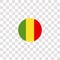 mali icon sign and symbol. mali color icon for website design and mobile app development. Simple Element from countrys flags