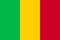 Mali tricolor national flat flag
