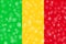 Mali winter snowflakes flag