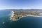 Malibu California Point Dume Shoreline Aerial