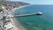 Malibu Pier at Los Angeles in California United States.