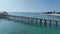 Malibu Pier at Los Angeles in California United States.