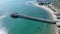 Malibu Pier at Los Angeles in California United States.