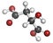 Malic acid organic dicarboxylic acid molecule. Naturally present in all living organisms, and used as food additive. Atoms are.