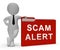 Malicious Emails Spam Malware Alert 3d Rendering