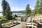 Maligne Lake mooring view banff national park west canada british columbia