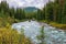 Maligne river in Jasper National Park.Alberta.Canada
