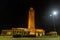 Malik Ibn Anas Mosque or El Abidine Mosque at night in Carthage