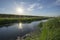 Malina water channel near Zohor village on Zahorie region