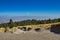 The malinche volcano, panoramic view from the top of the forest