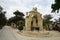 The Mall gardens in Floriana, Malta, park with promenade built by Grandmaster Lascaris in 1656.