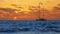 Mallorca es trend beach sunset in Mallorca at Balearic islands