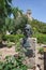 Mallorca, Spain - 18 June, 2023: Bust of composer Frederic Chopin in the gardens of the town hall, Valldemossa, Mallorca