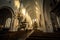 Malmo - October 22, 2017: Inside Saint Peter`s Church in Malmo, Sweden