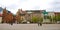 MALMO, SWEDEN - MAY 31, 2017: panoramic banner of Stortorget squ