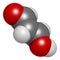 Malondialdehyde MDA, enol form molecule. Marker of oxidative stress and naturally produced during the lipid peroxidation of.