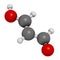 Malondialdehyde MDA, enol form molecule. Marker of oxidative stress and naturally produced during the lipid peroxidation of.