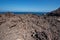 Malpais de Guimar, badlands volcanic landscape in Tenerife, Canary island, Spain.