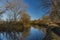 Malse river near Ceske Budejovice city