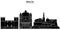 Malta architecture vector city skyline, travel cityscape with landmarks, buildings, isolated sights on background