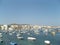 Malta Bugibba harbor with plenty of boats