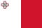 Malta flag in official colors and with aspect ratio of 2:3