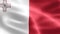 Malta flag - realistic waving fabric flag