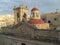 Malta La Valletta characteristic church with red dome