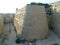 Malta La Valletta giant limestone ramparts roundly shaped old town fortification