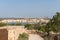 Malta, Marsaxlokk, June 2019. View of the city from a country road.