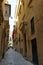 Malta, Mdina:  narrow mediterranean lane