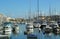 Malta, Msida, Msida Yacht Marina, yachts and boats in the waters of the Marsamxett Harbour
