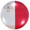 Malta national flag button