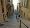 Malta, Valletta, stone stairs on Mikiel Anton Vassalli Street