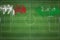 Malta vs Saudi Arabia Soccer Match, national colors, national flags, soccer field, football game, Copy space