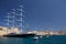 The Maltese Falcon moored in Malta