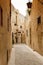 Maltese narrow street Mdina, Malta