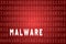 Malware Binary Code Abstract Red Background Banner in Web Security Series Set