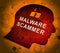 Malware Scammer Security Shield Safety 3d Rendering
