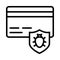 Malware thin line vector icon