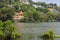 Malwatta temple from across the lake - Kandy - Sri Lanka