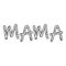 Mama icon vector. mother illustration sign. mom symbol or logo.